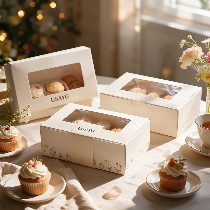 Custom Window Cupcake Boxes | North American Sunshine