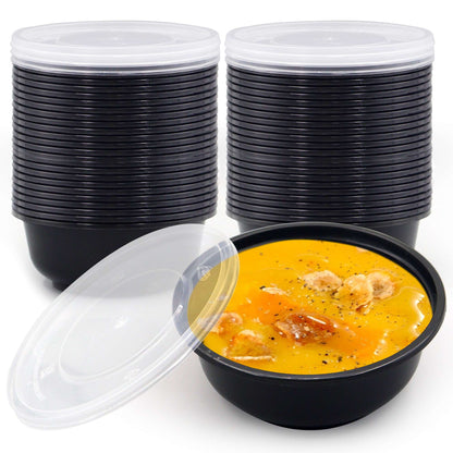 Black Meal Prep Bowls
