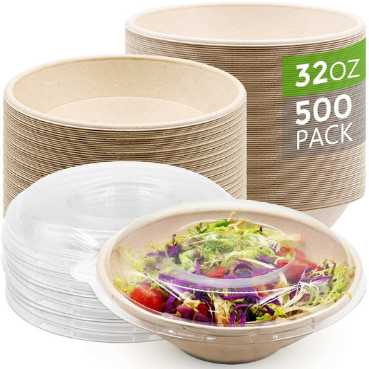 Bagasse Salad Bowls