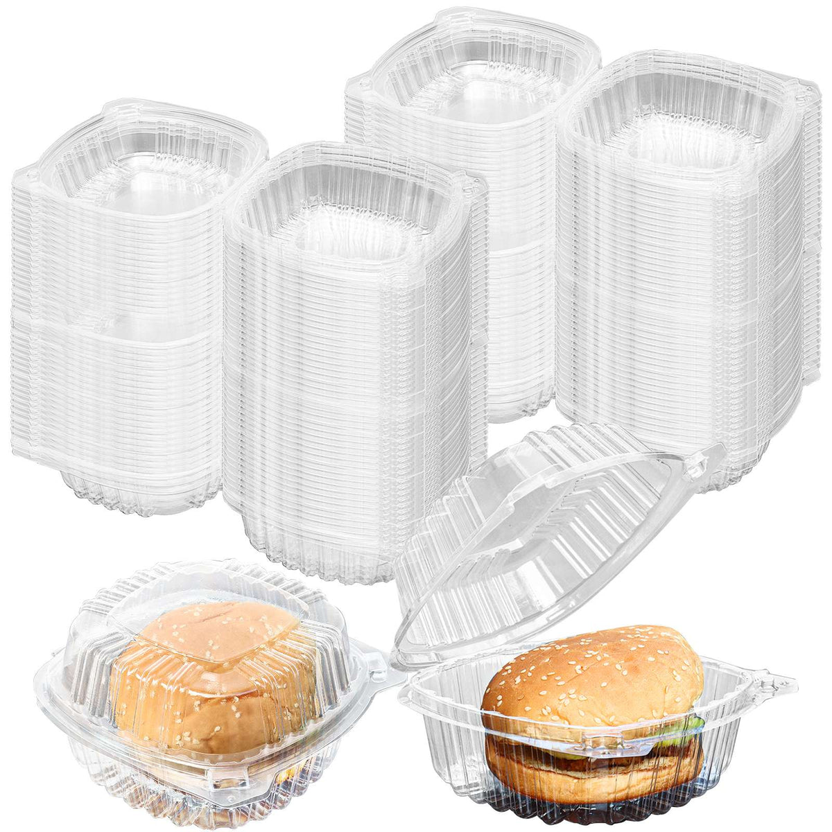 Clear Burger Box Salad Box 5.75 inches