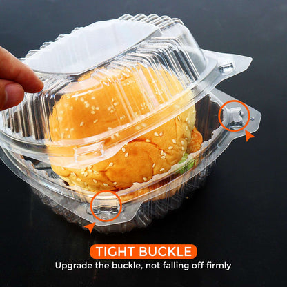 Clear Burger Box Salad Box 5.75 inches