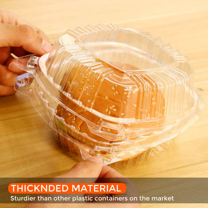 Clear Burger Box Salad Box 5.75 inches