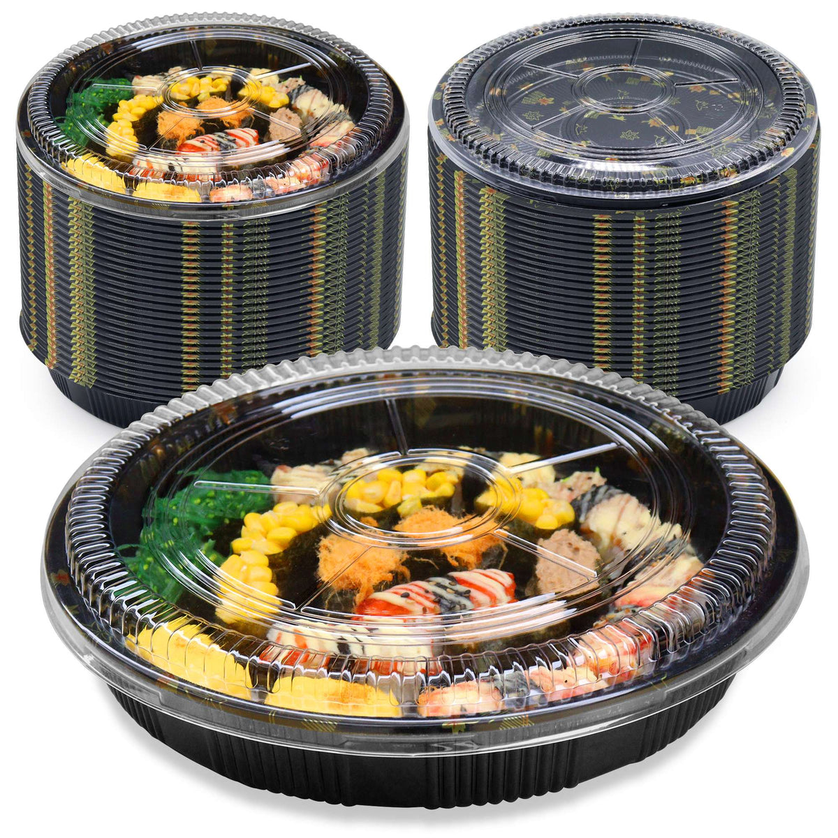 Sushi rounds, party trays
